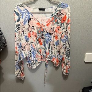 Vici Multicolor Floral Blouse